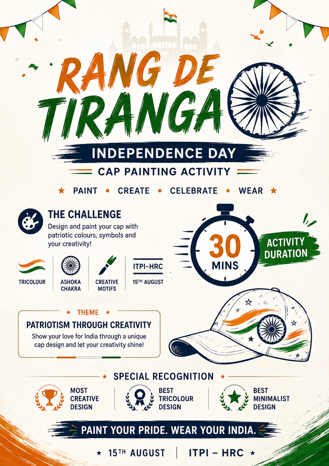 Cap Painting & Kite Flying